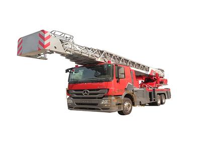 Höhe und Funktionen des Luftleiter-Feuerwehrwagens
