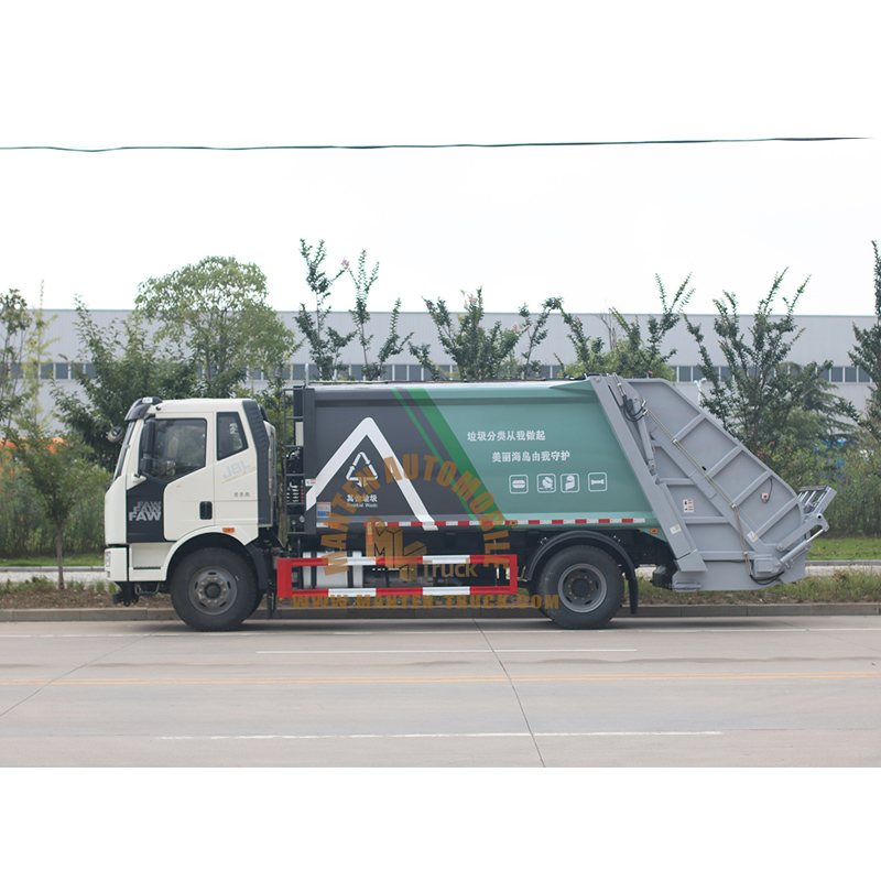all electric garbage truck