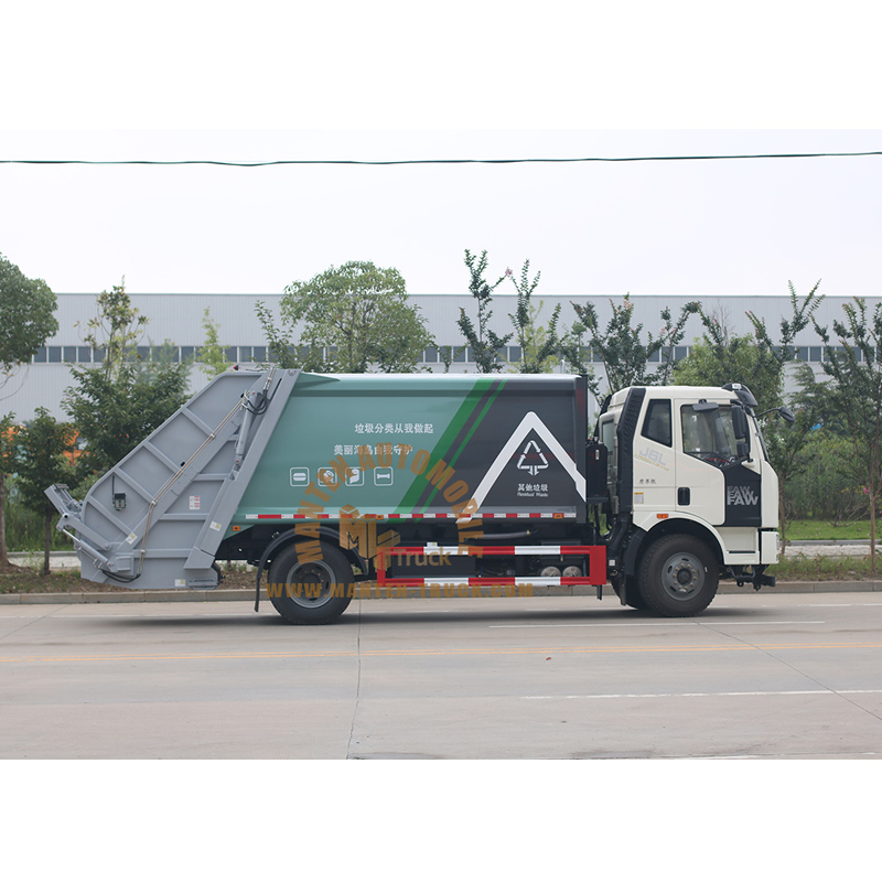 automated garbage truck