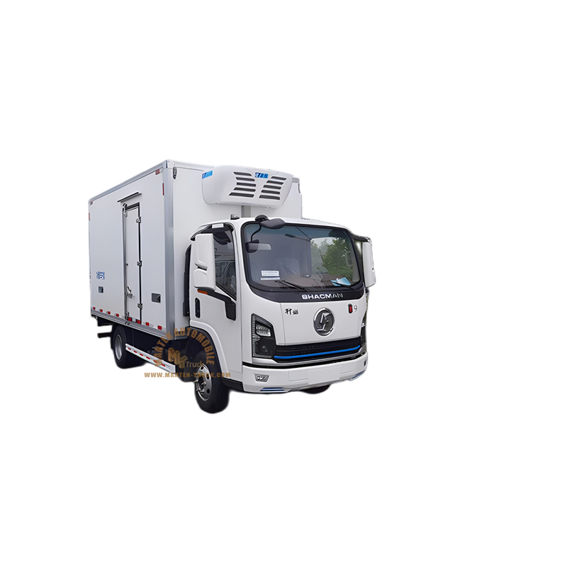 Shacman 2 Tonnen 4x2 Kühlschrank LKW-Front