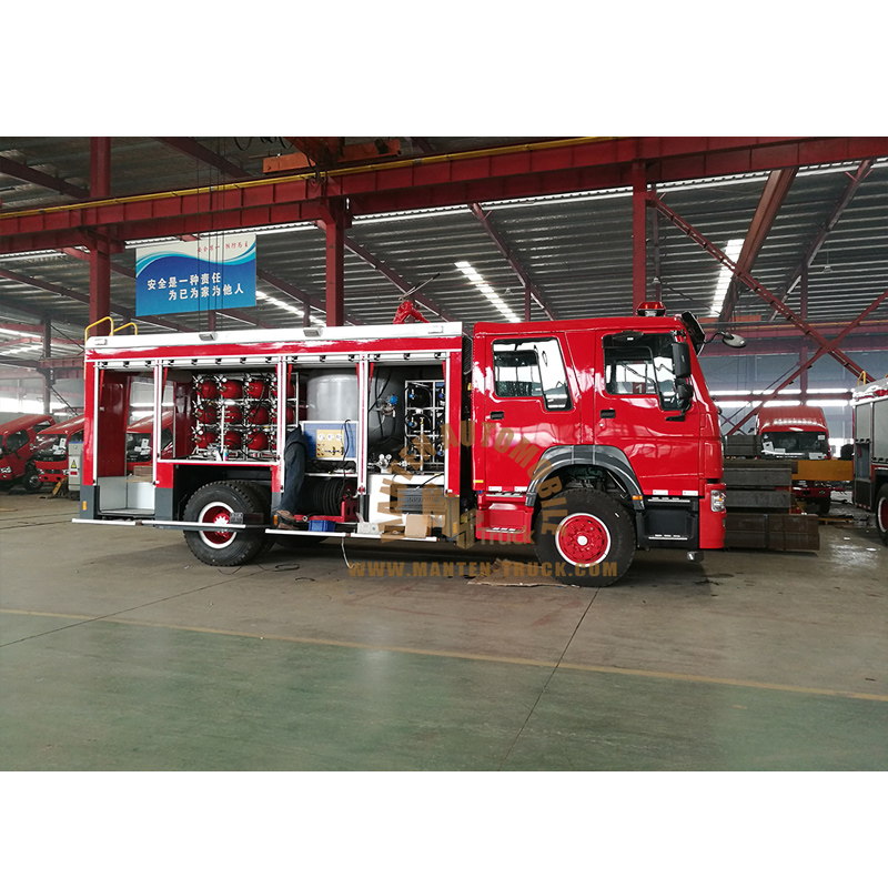 Trocken pulver Feuerwehrwagen-Werkstatt