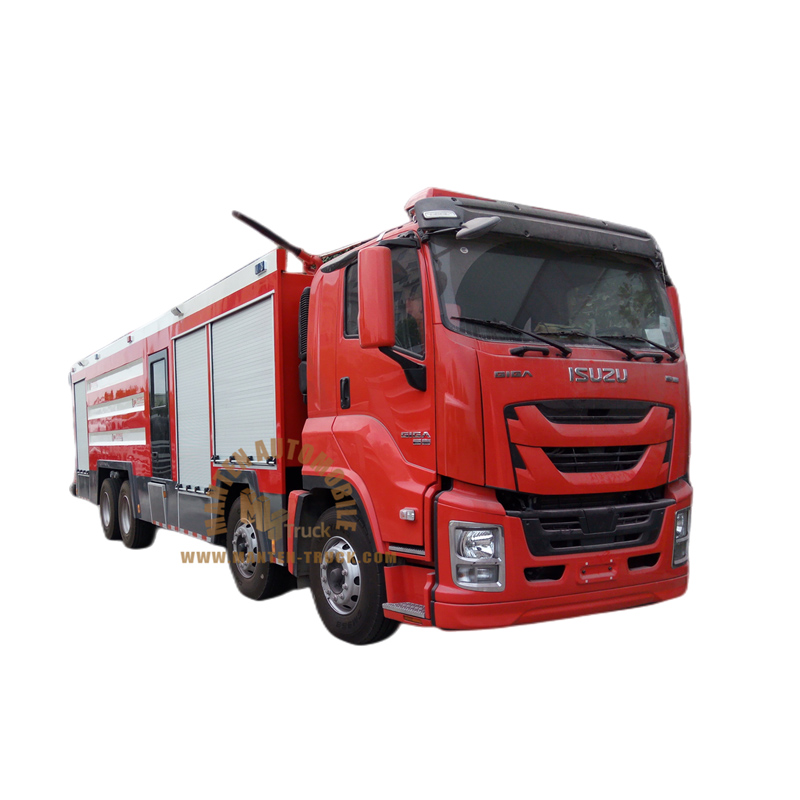 ISUZU GIGA Schweres 15 Tonnen trockenes Pulver Feuerwehr auto
