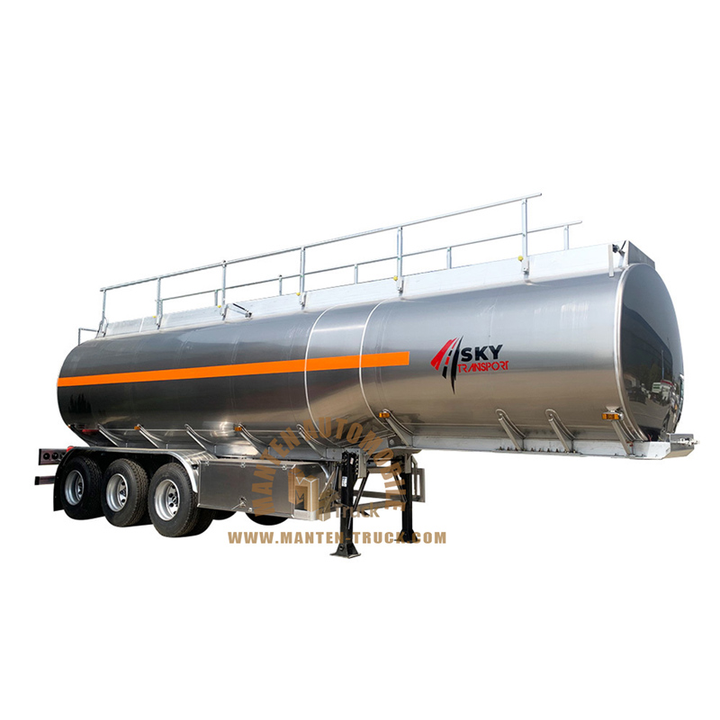 3-Achsen-Kraftstofftank-Anhänger aus Aluminium legierung 55000Liter
