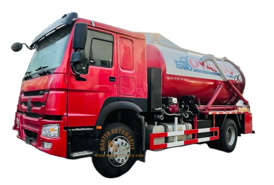 Sinotruk Howo 15 Tonnen Abwasser-Saugwagen